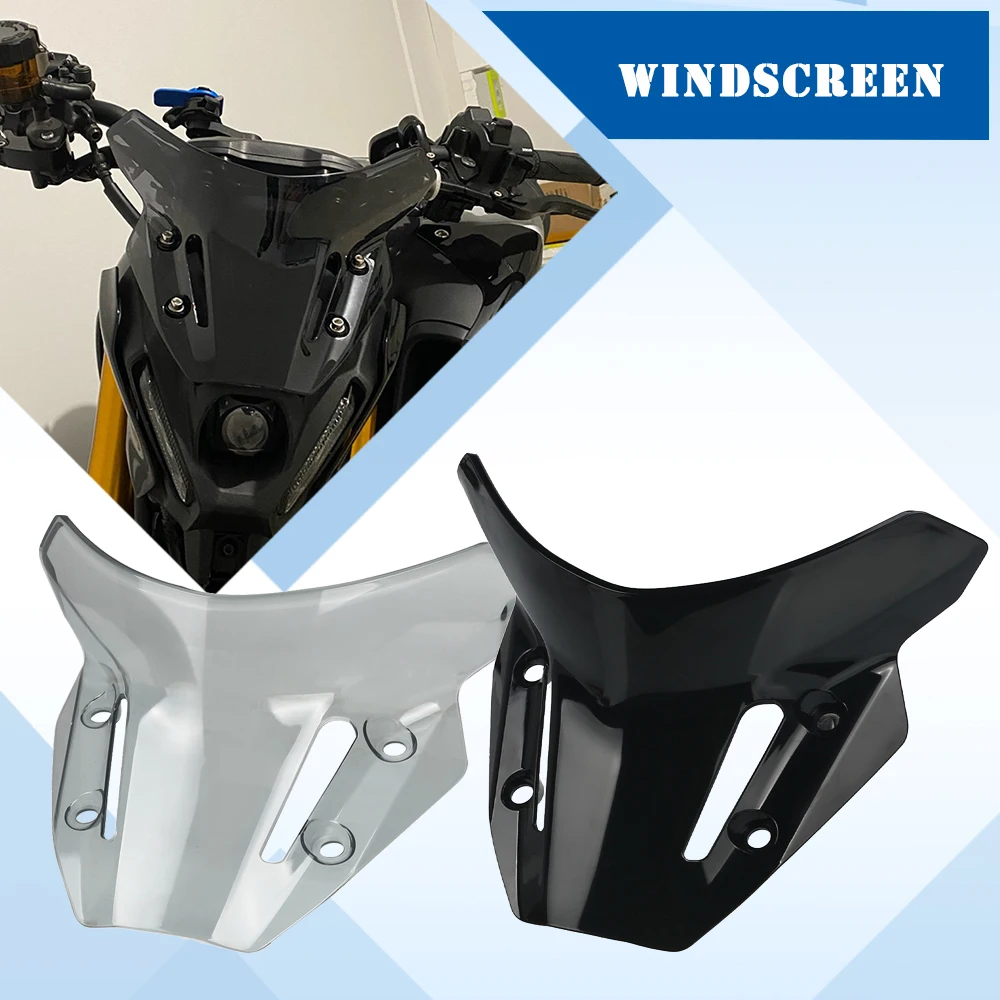 

Motorcycle Accessories For YAMAHA FZ09 FZ 09 FZ-09 2021 2022 2023 Windshield Risen Wind Screen Spoiler Air Deflector Screen