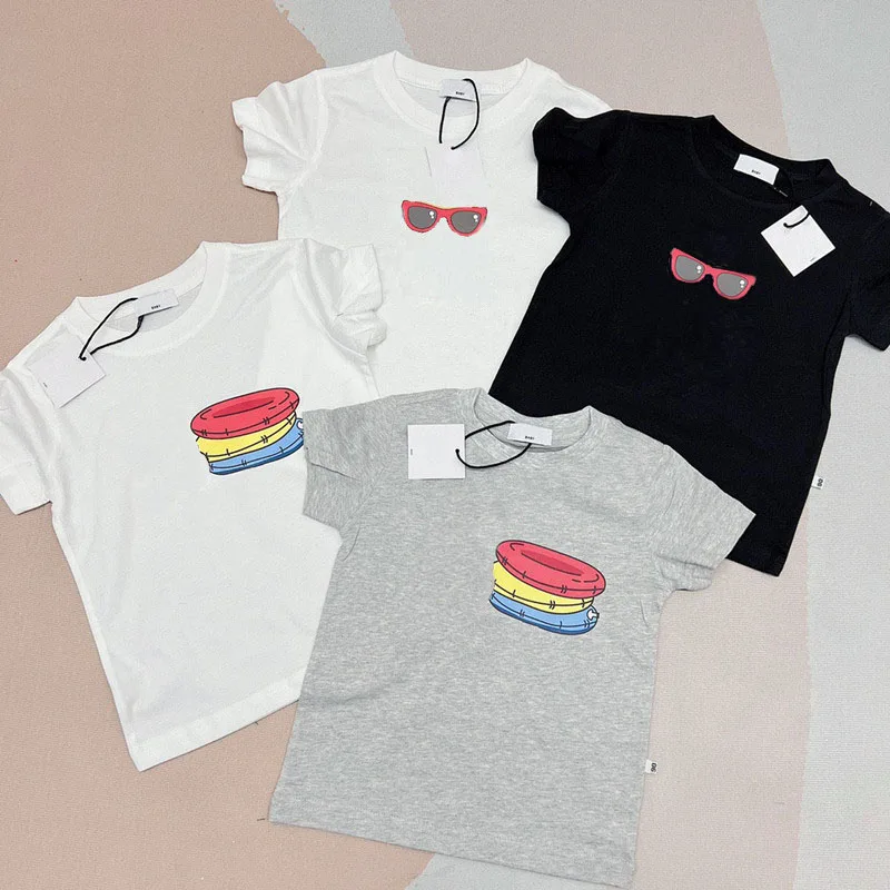 

Детская футболка для мальчиков и девочек с милым мультяшным рисунком, классная Летняя женская футболка, больше стилей