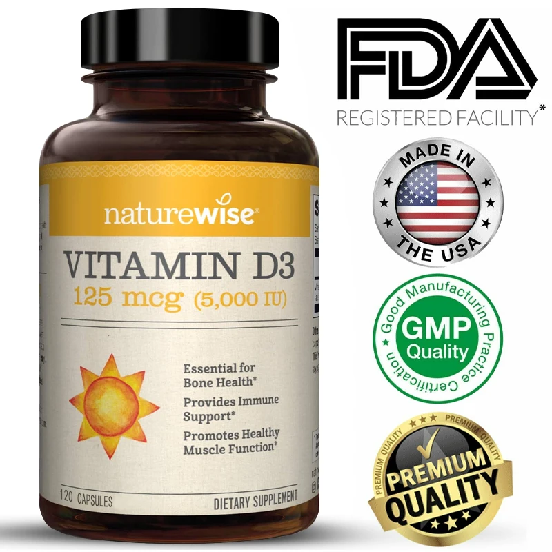 

Vitamin D3 Helps To Support Teeth and Bone Health, Provide Immune Support, and Promote Healthy Muscle Function