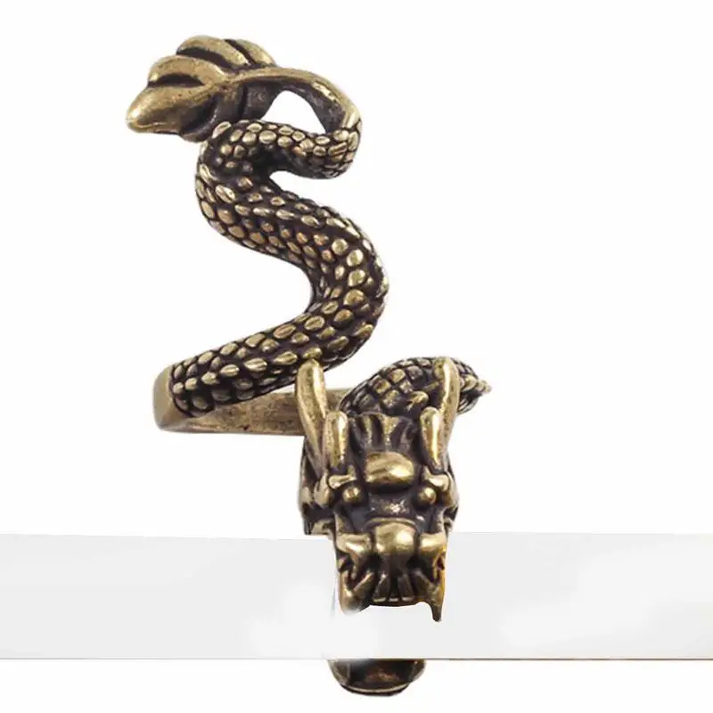 

Cigarettes Ring Holder Dragon Holder For Smoking Adjustable Metal Holder Keychain Accessories Lady And Gentleman Idea Gift