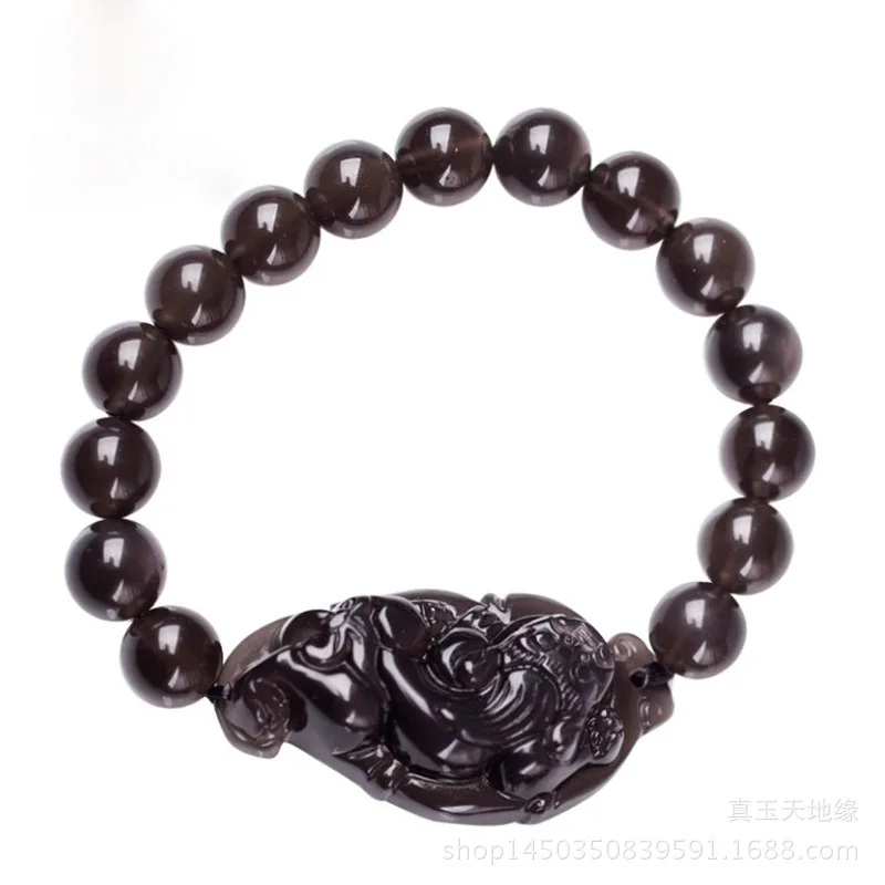 Hot Selling Natural Obsidian Pixiu Bracelet Exquisite Jewelry Bracelet for Fashion Women Men Accessories Gift