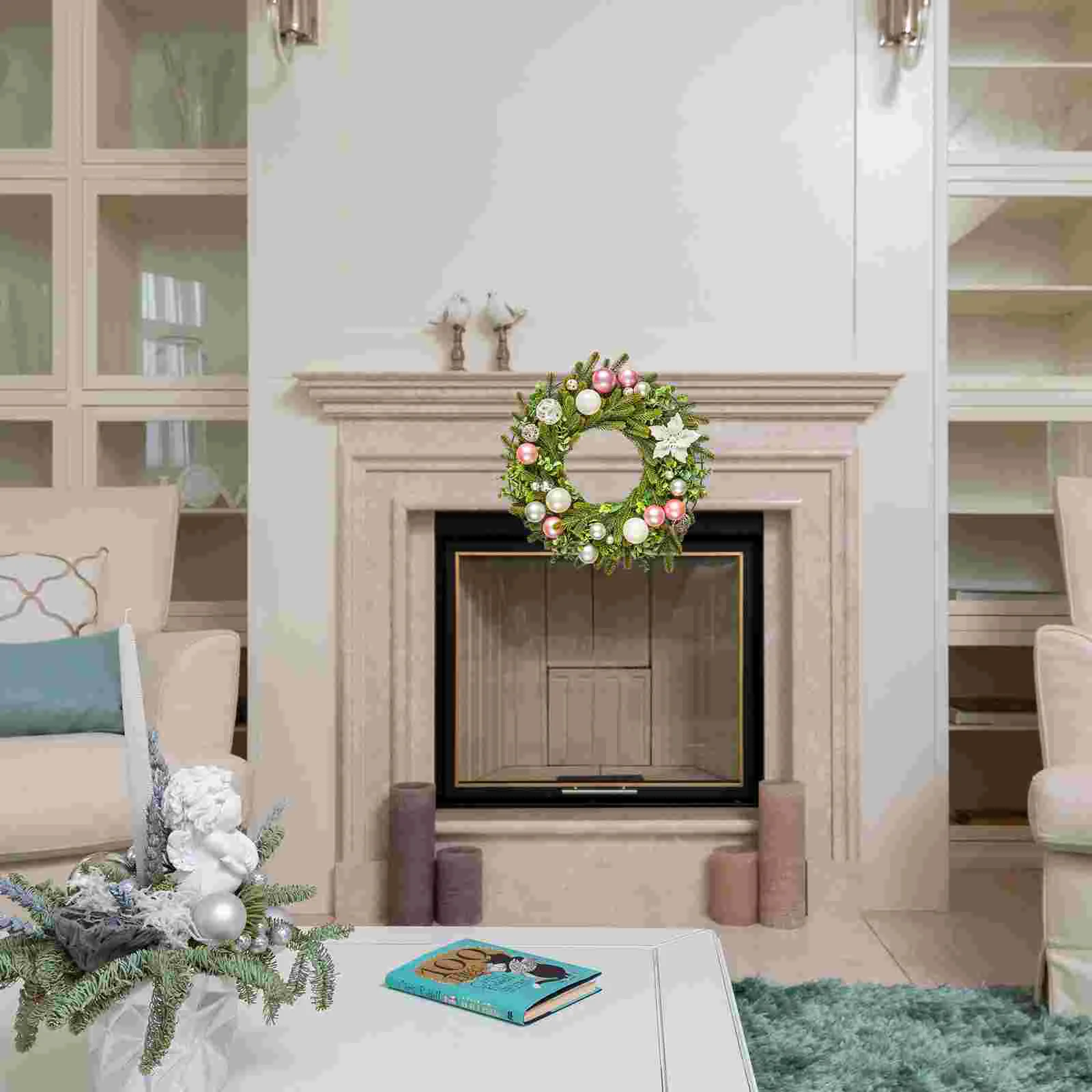 Венок из крупных цветов венок проволоки 14 дюймов 2 шт. |