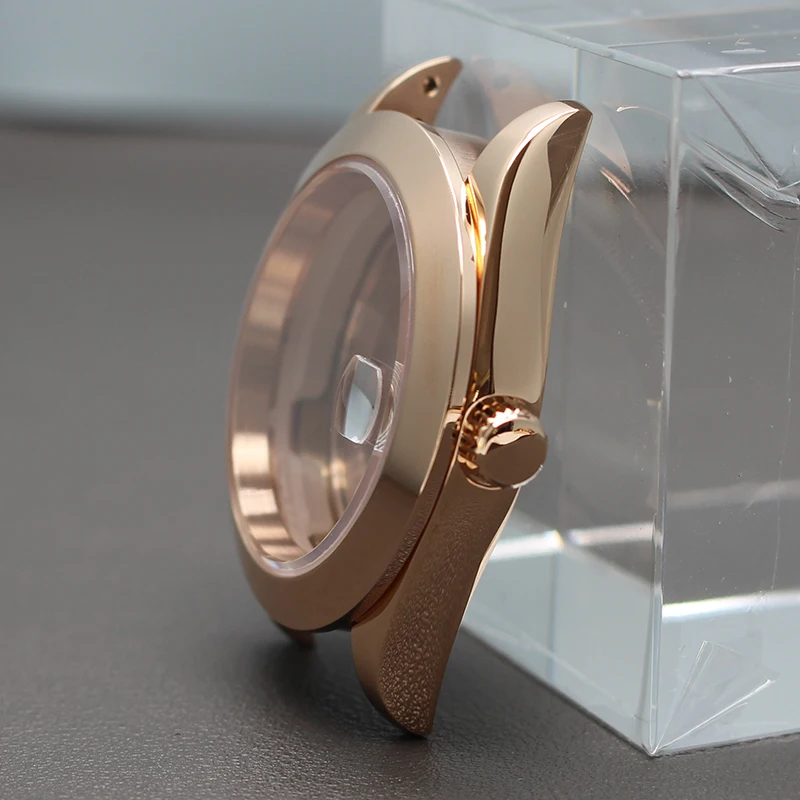 Часы с сапфировым стеклом розовое золото 36 мм 40 запасные части для модификации NH34