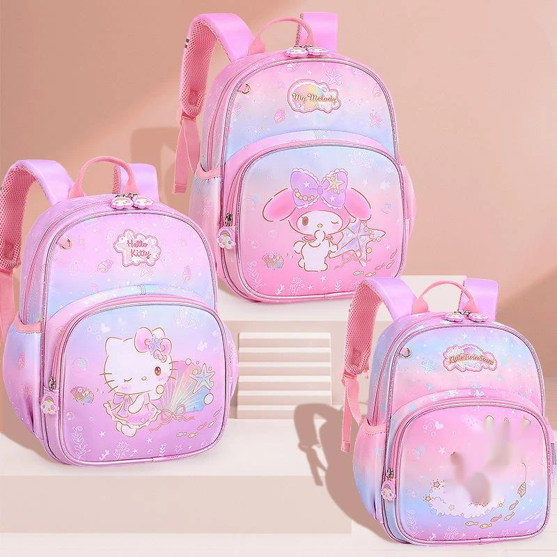 

New Anime Kuromi Kawaii Schoolbags For Primary School Students High Capacity Backpacks For Girl Cartoon Fashion Travel Girls Toy