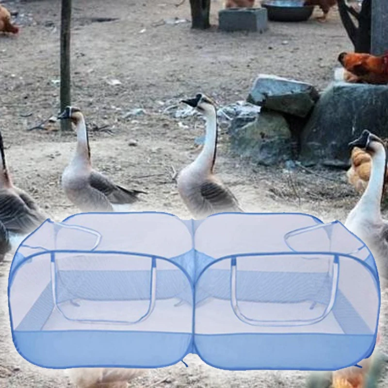 

Portable Chicken Fence Outdoor Foldable Breathable Easy To Operate Fashionable Openness Rabbit Cat Dog Duck Age Pet Supplies
