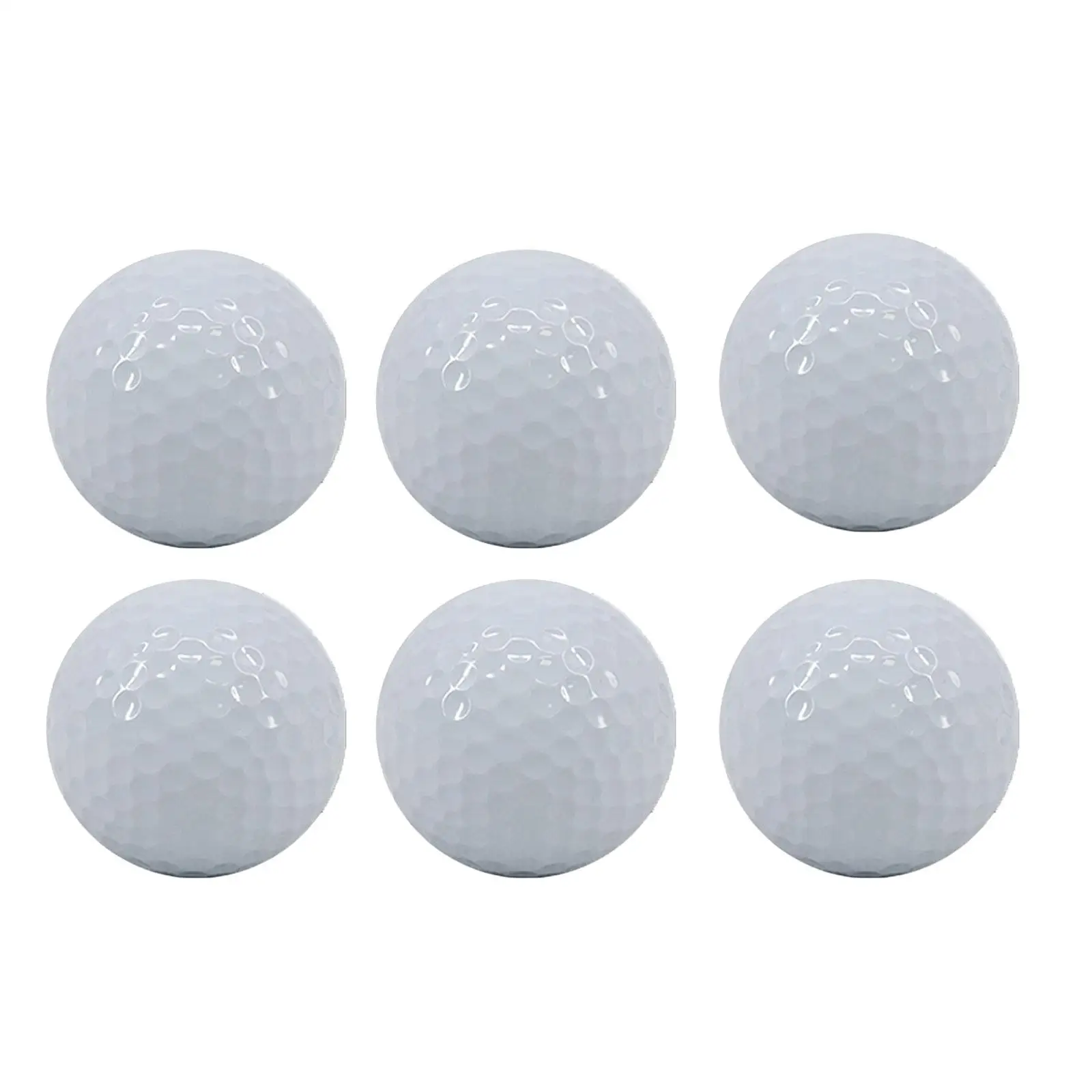 

6 Pieces The Dark Golf Balls Glowing Balls for Golf Clubs
