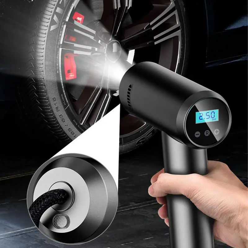 

Car Tire Pump Air Compressor Automotive Portable Tyre Electric Motorcycle Air Pump Automobile LED Lamp Tire Compression Pump