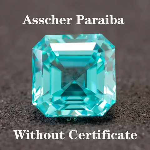 Лабораторный сапфир Параиба Ашера, 1 шт.