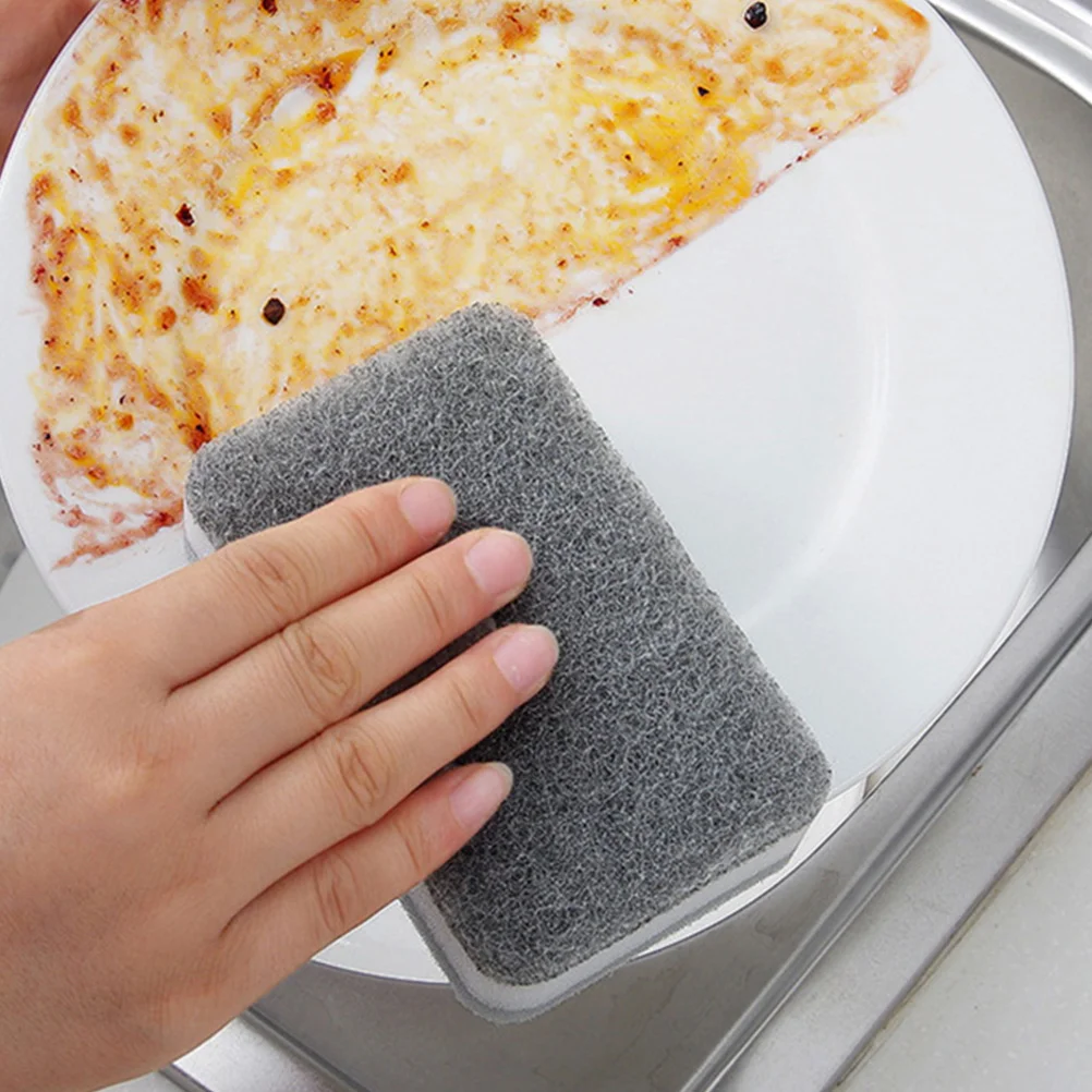 10 шт. губка для мытья посуды кухонные губки чистки скруббер чистящее средство