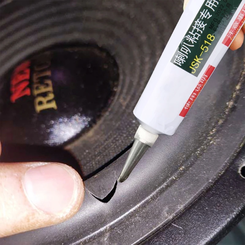 80ml Super Electronic Repair Glue Adhesive for Speaker Dust Paper Cone Bonding Edge Professional |