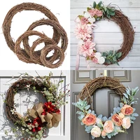 door hanging wreath rattanbamboometal wreath diy christmas wreath craft ring hoop easter wedding wreath for wedding decoration