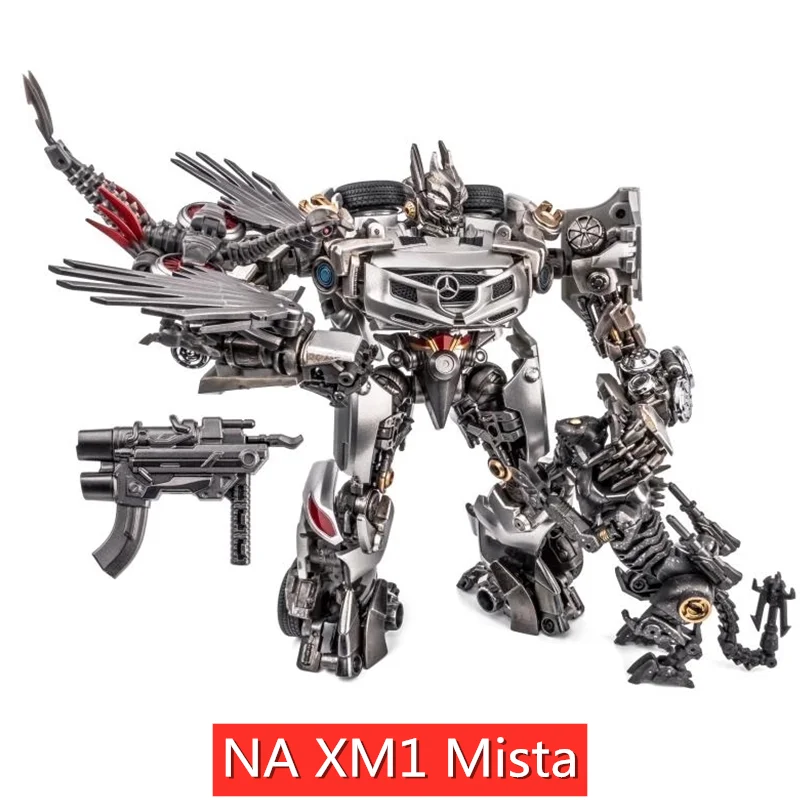 

Новая трансформирующаяся новая модель NA XM1 XM1-B Mista, фильмы Soundwave с лазерной птицей и собакой, шедевр, экшн-фигурка, игрушки-роботы