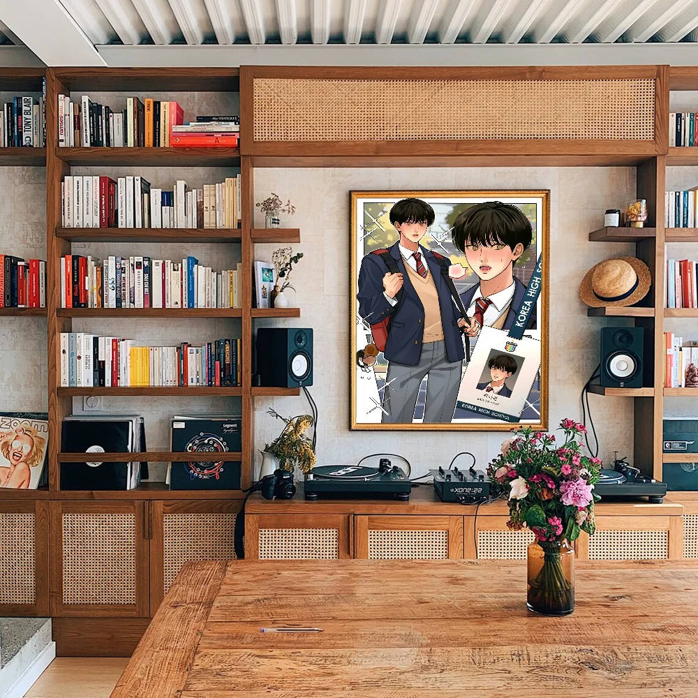 P-Pintor N-Nocturno аниме DIY липкий плакат водостойкая бумажная наклейка кофейня бар