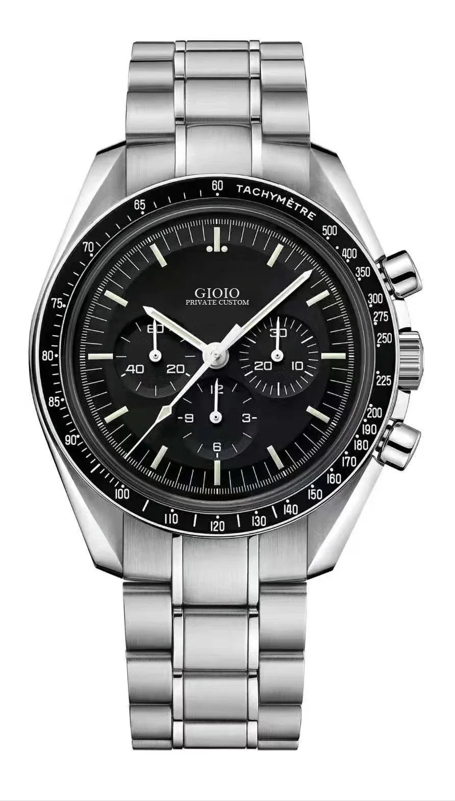 

Мужская Автоматическая Механическая светящаяся керамическая черная кожа