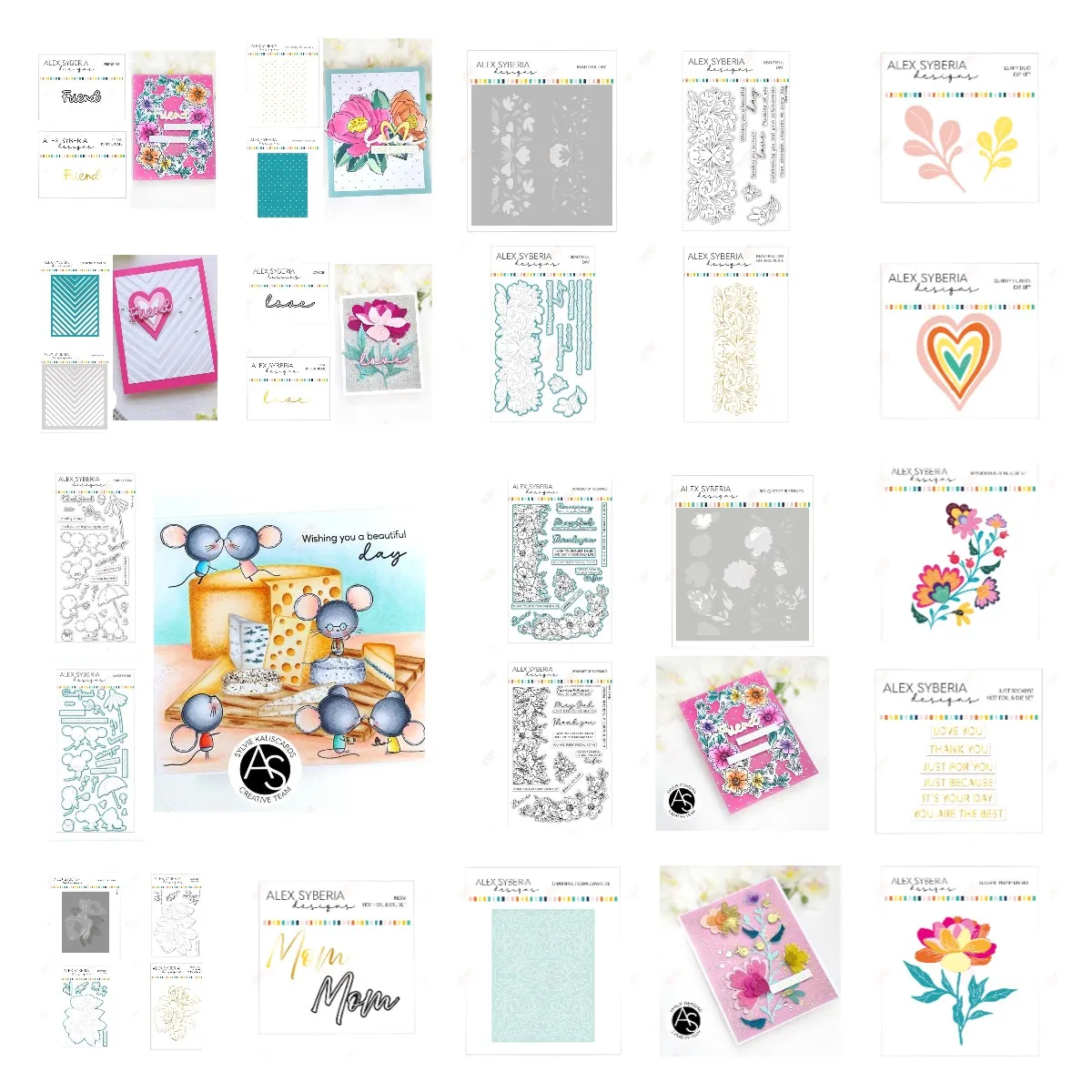 Штамповочный букет с изображением милого друга из сердечного жемчуга штамп для