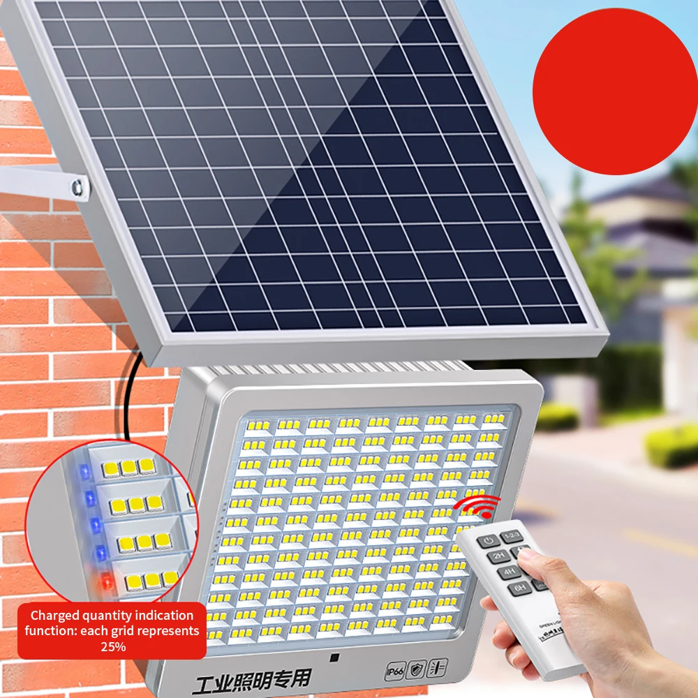 Solar LED Flood Light Outdoors Sun Light Spotlight Garden Floodlight LED Solar Lamp Street Wall Led Light For Street Garden