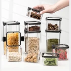 Прозрачный пластиковый контейнер для хранения еды 13001800 мл