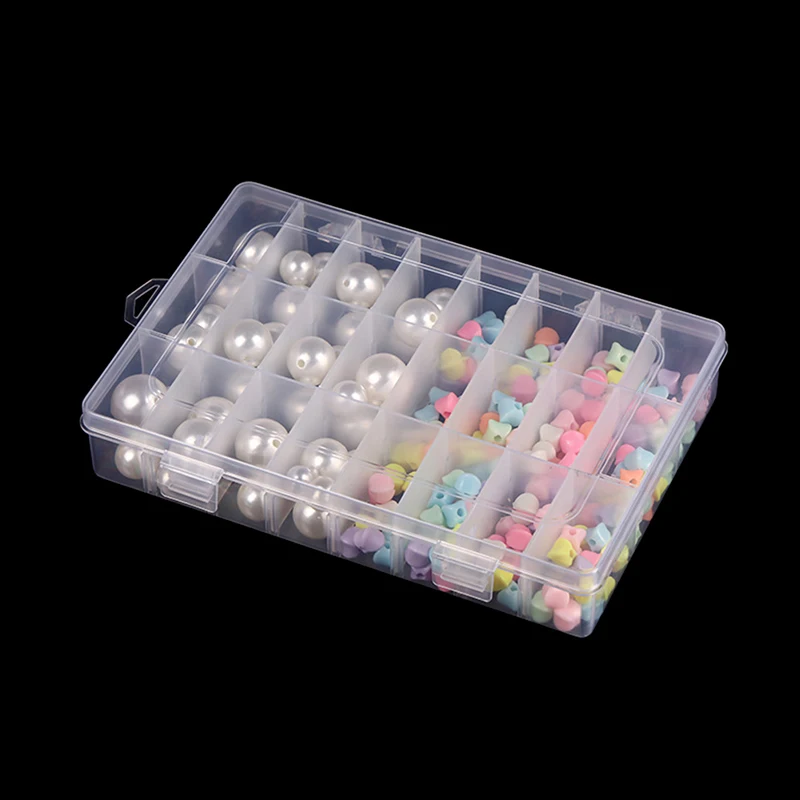 Коробка для хранения с 24 ячейками пластиковые нитки вышивки Шпульки бусины