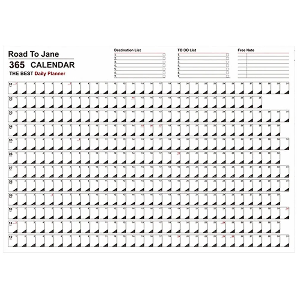 

Schedule Agenda Calendar Wall Planner Home Fridge Memorandum Paper Calendar For Fridge