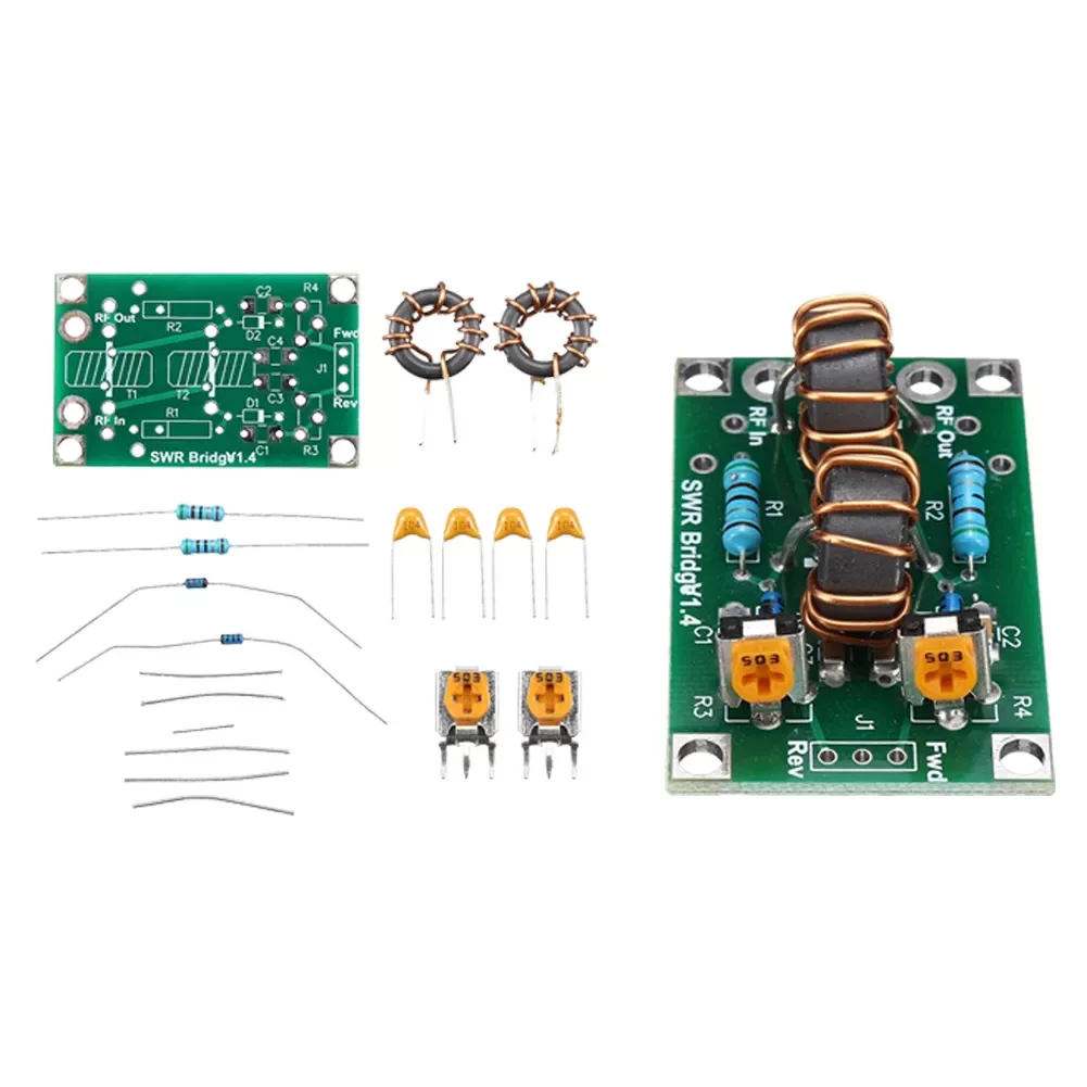 

RF SWR Standing Wave Ratio Bridge Radio Frequency Reflective Module for RF Network DIY Board Kit Accessory