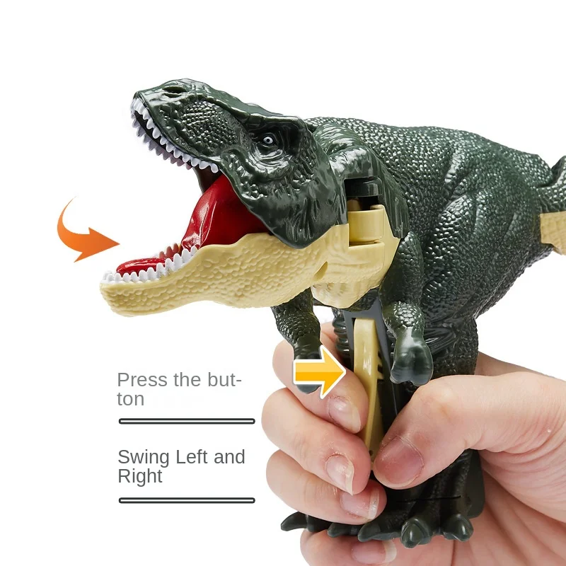 

Kids Decompression Dinosaur Toys Creative Hand-operated Telescopic Spring Swing Dinosaur Fidget Toy Christmas Gifts for Children