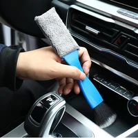 double sided car air conditioning air outlet cleaning brush soft brush dust removal brush interior accessories cleaning tools