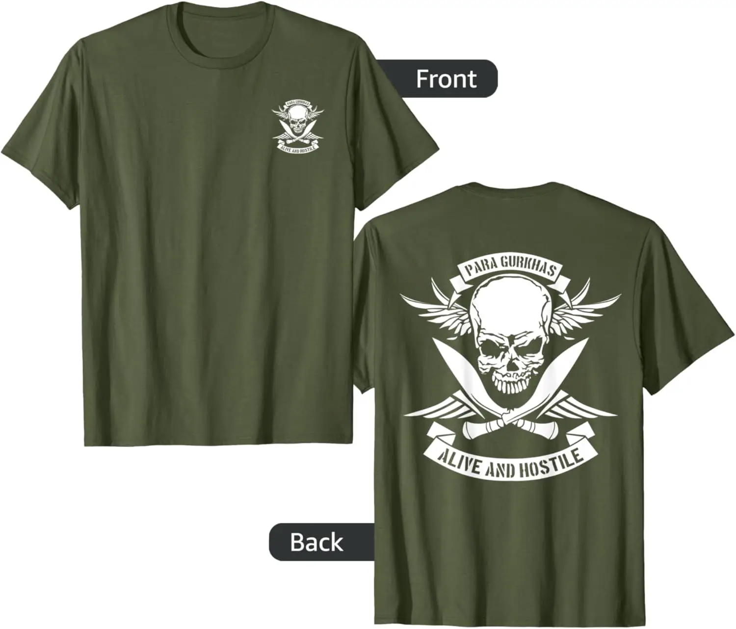 Футболка The Para Gurkhas из хлопка