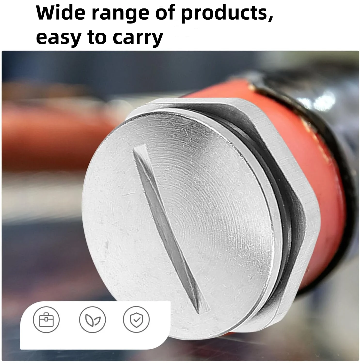 Водонепроницаемая металлическая заглушка никелированная латунная крышка винта