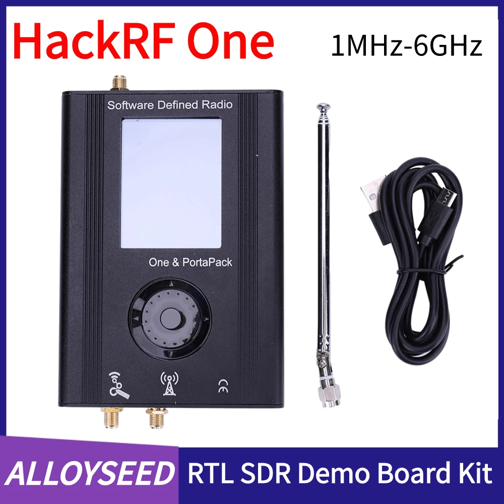 

For HackRF One 1MHz to 6GHz Software Defined Radio Platform Development Board RTL SDR Demo Board Kit Dongle Receiver Ham Radio
