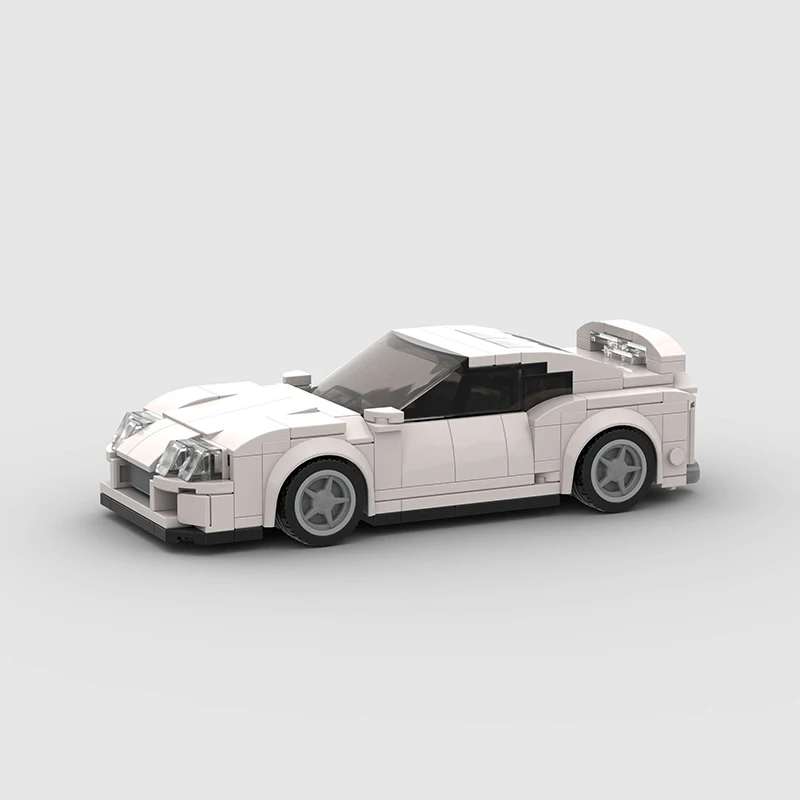 MOC City Car Vehicle Speed Champion Racer Fast &amp Furious A80 Supra V2 Спортивные строительные блоки Кирпичная