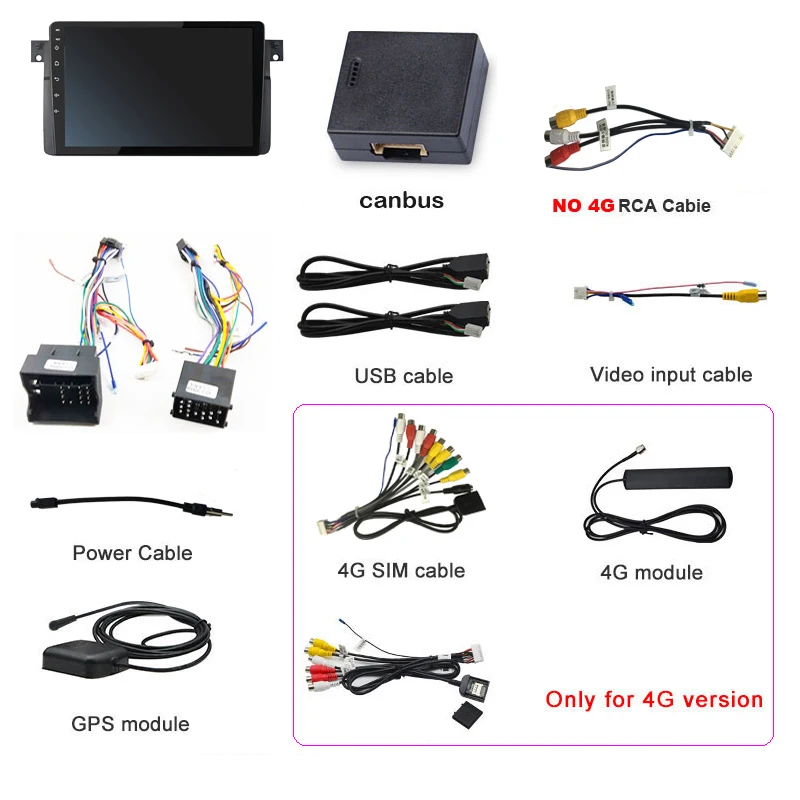 Caeplay Android 13 car radio multimedia player for BMW E46 / M3 318i 320i 325i 330/335 1998-2006 2DIN Navigation GPS