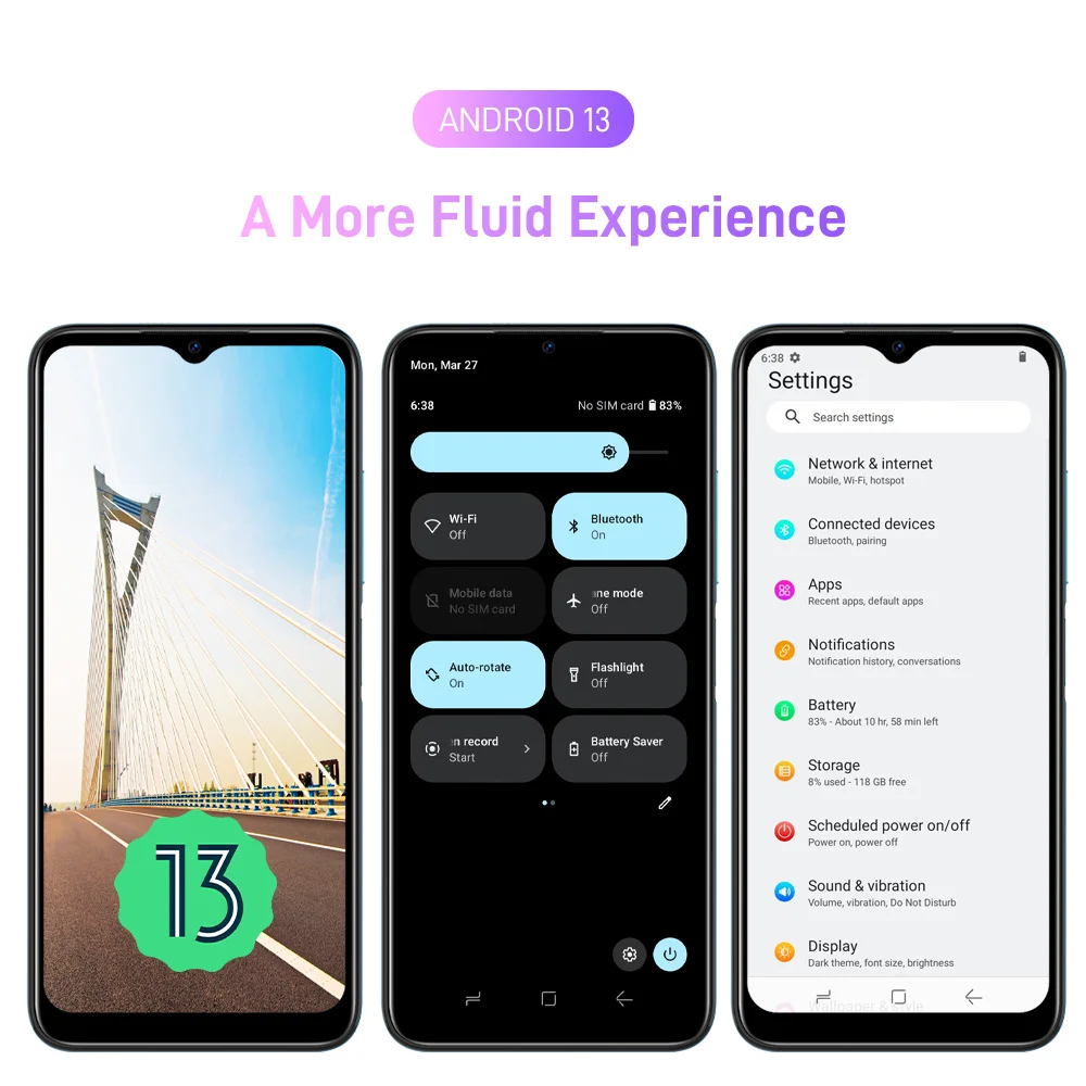 DOOGEE N50 Android 13 Smartphone 6.52Inch HD Display Octa Core 8GB RAM 128GB ROM Mobile Phones 50MP Camera 4200mAh Fast Charging