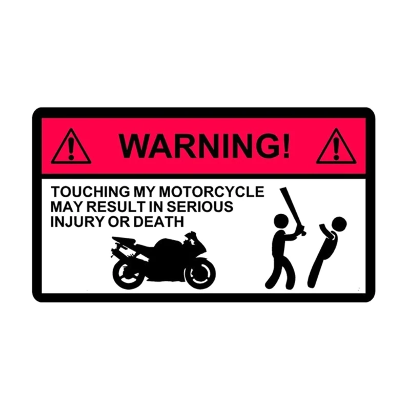 

Reflective Car Styling Sticker Motorcycle Car Decal Dont Touch Warning Sticker