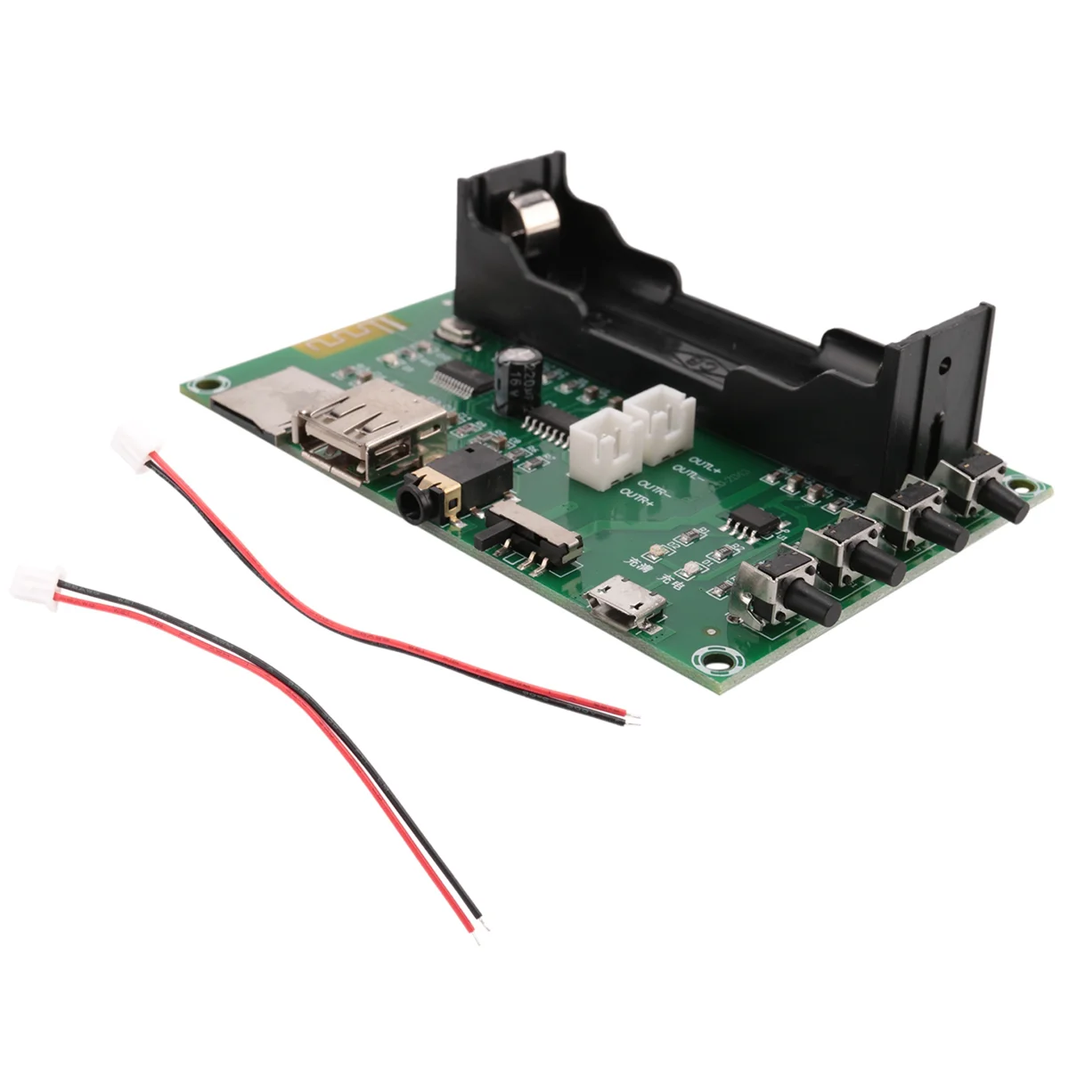 Плата усилителя мощности компактная перезаряжаемая литиевая батарея Bluetooth 10 Вт