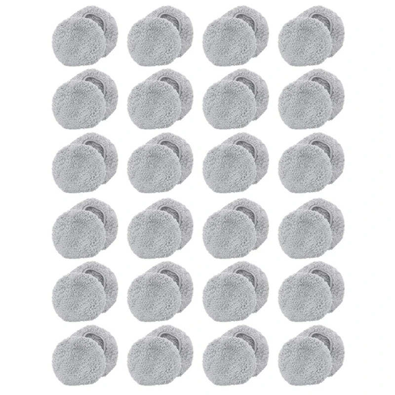 

48Pcs For Hobot 188 198 388 DBOT W120 Window Cleaner Cleaning Cloth Windows Cleaning Robot Mop Rag Vacuum Accessories