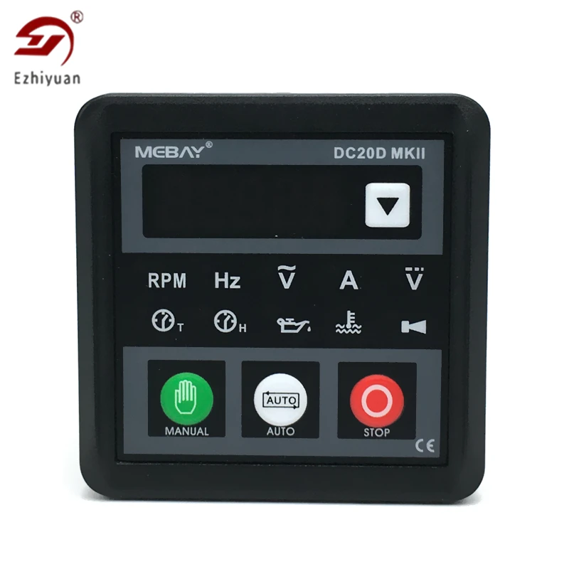 

Ezhiyuan Mebay DC20D MKII Generator Control Module Small Diesel Genset Controller Panel USB Programmable PC Connection