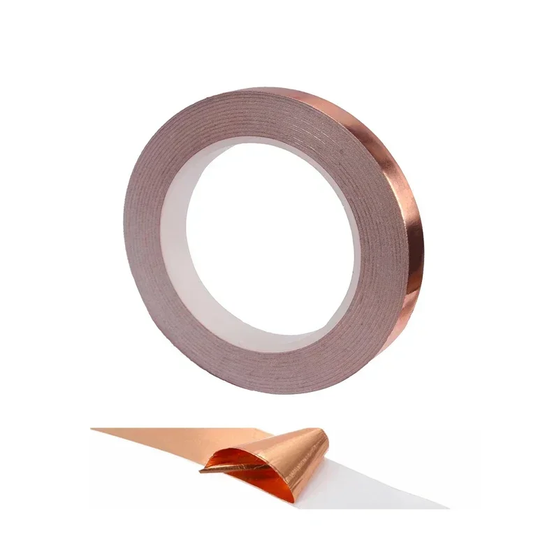 Лента из медной фольги. Самоклеящаяся медная фольга. Проводящий экранный