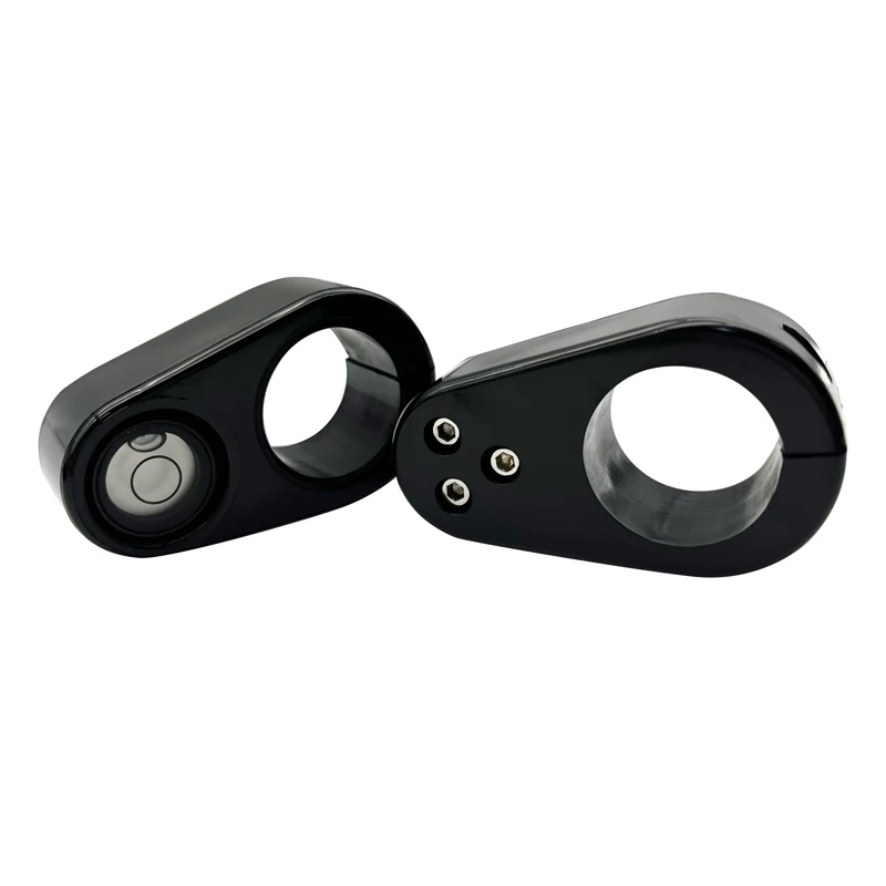 

NEW 2PCS 25mm Vial with Holder fit 25mm diameter GPS pole Level Bubble surveying pole