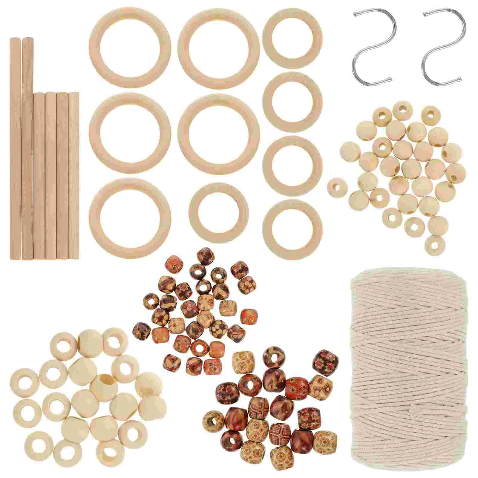 

1 Set DIY Macrame Kit Fine Safe Chic Nice Macrame Tapestry Material Wall Art Decoration Woven Kit