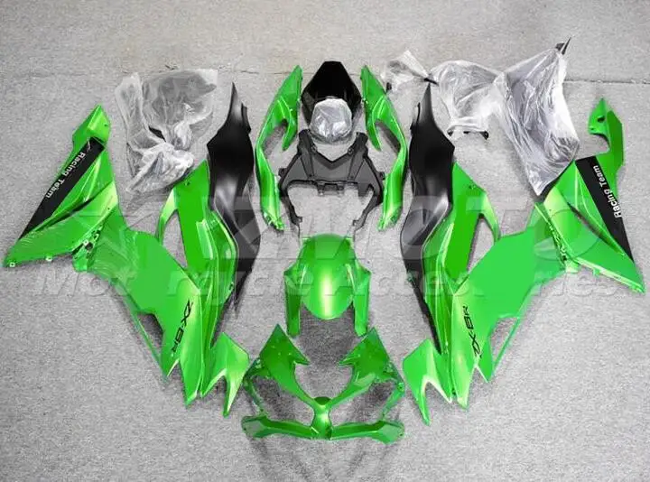 

НОВЫЕ комплекты обтекателей из АБС-пластика, подходят для Kawasaki ZX-6R ZX6R 636 2019 2020 2021 2022 19 20 21 22 23, комплект кузова, зеленый, матовый