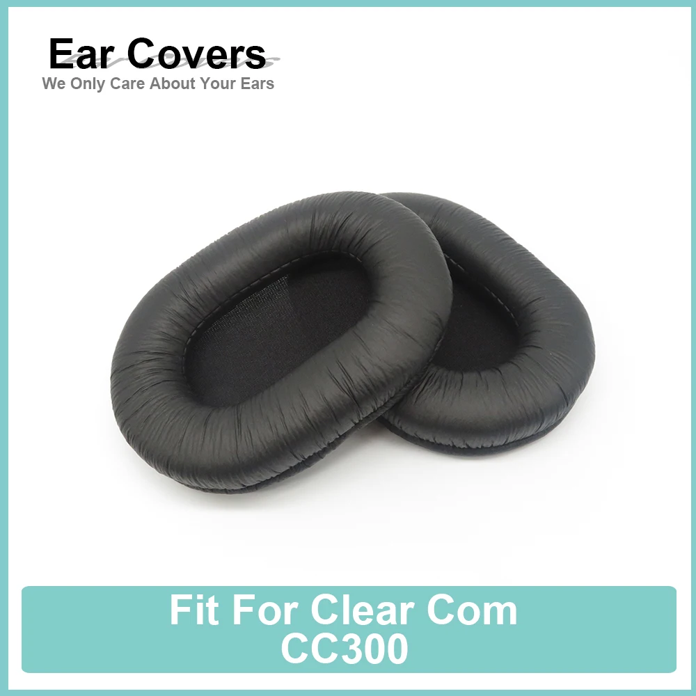 

Earpads For Clear Com CC300 Headphone Earcushions Wrinkled Pads Foam Ear Pads Black Comfortable