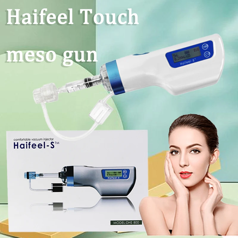 Фото Мезоинжектор Haifeel Meso Gun: Аппарат для гидролифтинга, мезотерапии, инъекций воды и вакуумной терапии №1