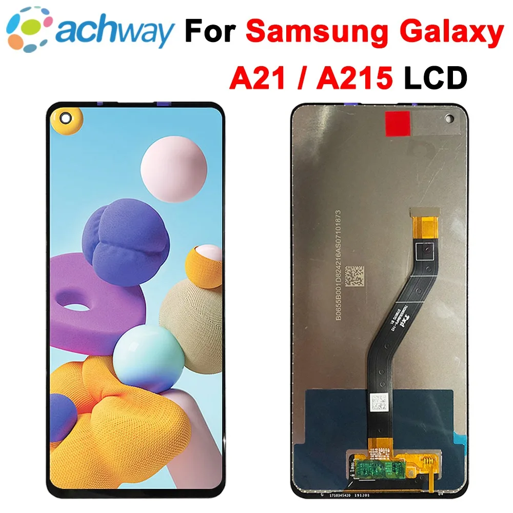 

ЖК-дисплей 6,5 дюймов для Samsung Galaxy A21 A215, ЖК-дисплей с сенсорным экраном и дигитайзером для Samsung a21, a215, A215W, замена дисплея