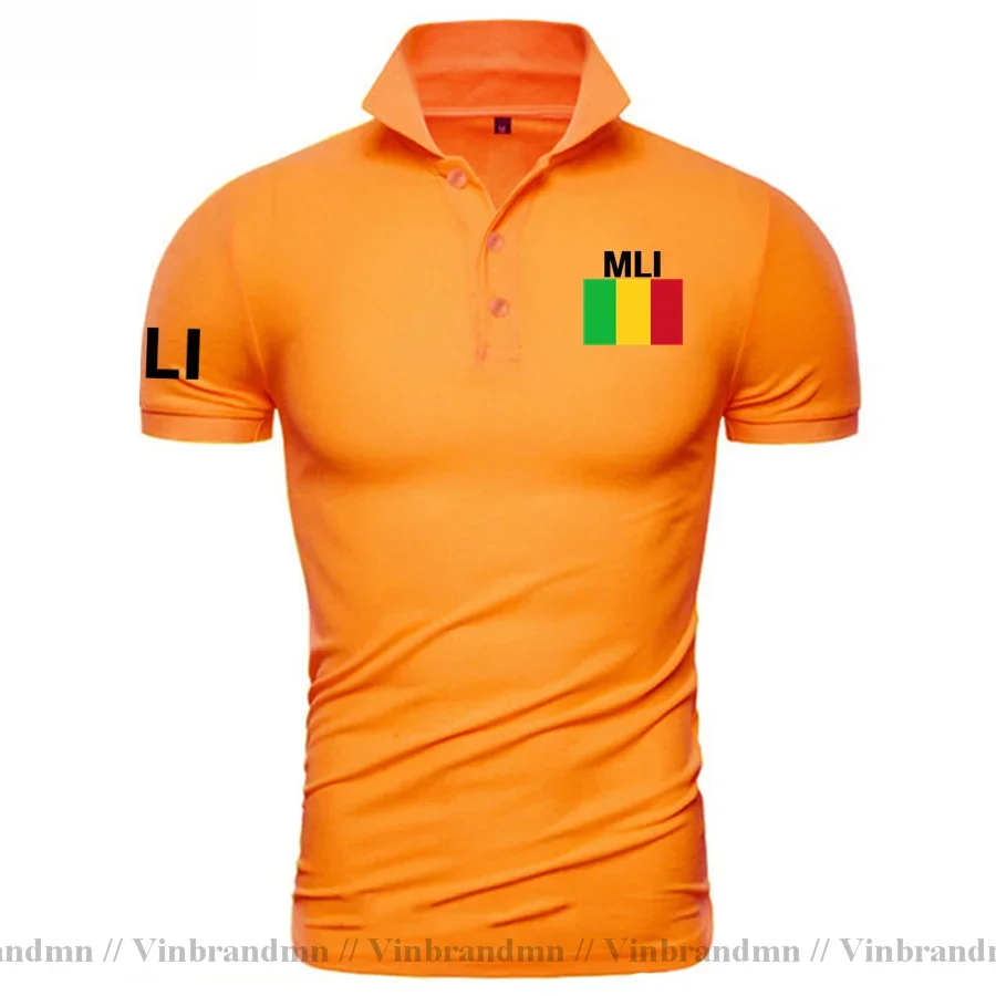 Рубашки поло Republic of Mali мужские классические брендовые рубашки новейшая модная