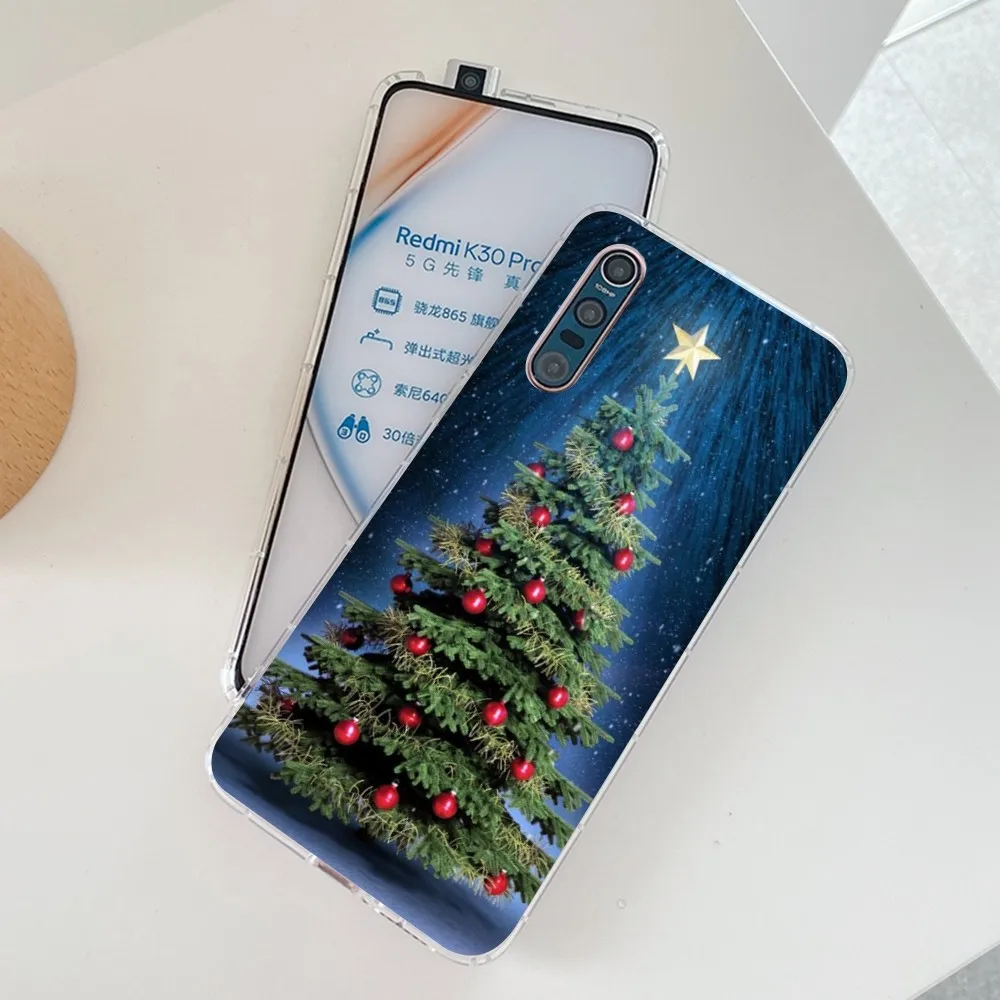 Чехол с рождественской елкой для телефона Samsung S21 A10 Redmi Note 7 9 Huawei P30Pro Honor 8X 10i чехол