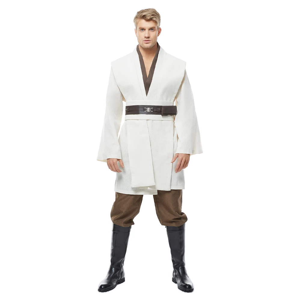 Костюм Kenobi Jedi/Anakin Skywalker TUNIC Black Robe для косплея на Хэллоуин и карнавале