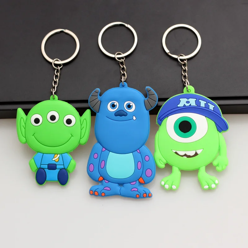 

Disney Monster University Cute Cartoon Keychain Big Eyes Bag Back Pendant Anime Key Chain Cute Key Ring Boyfriend Gift Accesorio