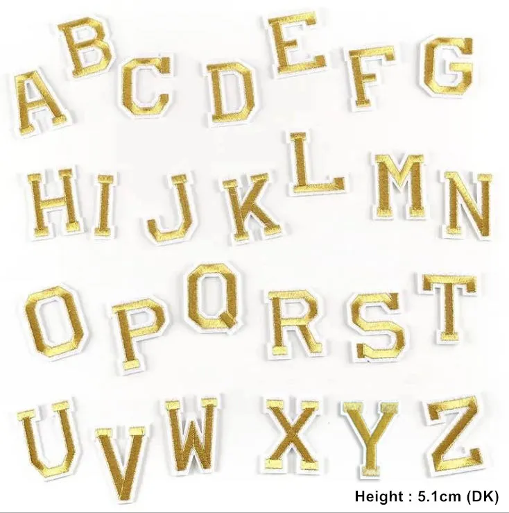 45 Скус на выбор один комплект вышитая нашивка с буквами алфавита железная