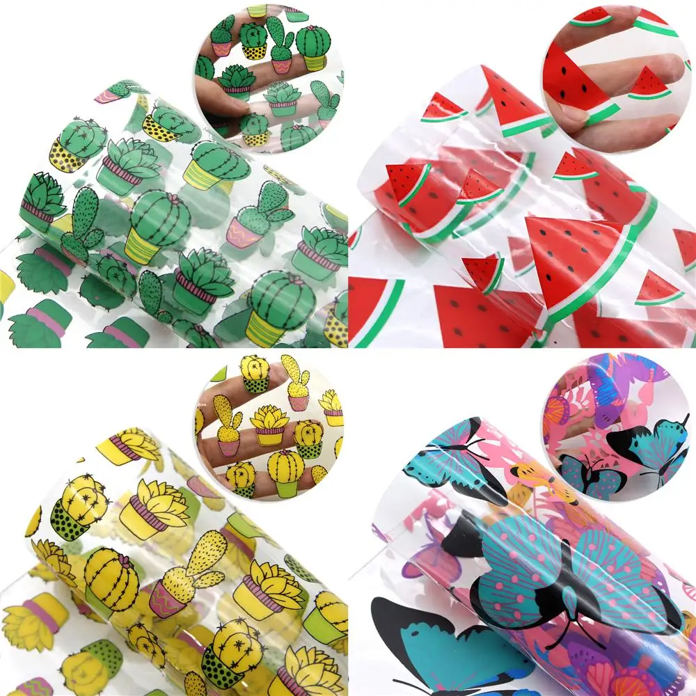 Прозрачная ПВХ ткань Фламинго вишня бабочка искусственная кожа виниловый