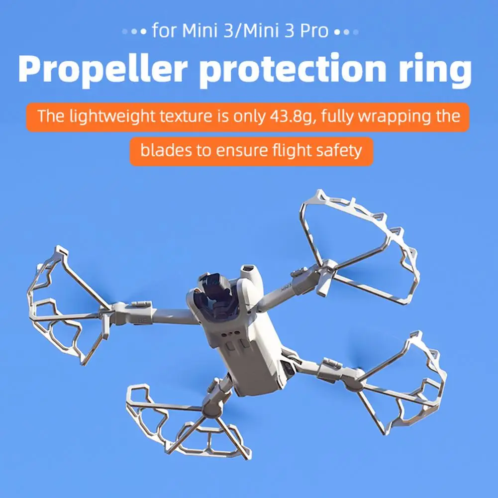 

Propeller Protector Blades Protective Guard Quick Release Bumper Cover Compatible Protective Ring Protector Cage For Dji Mini 3